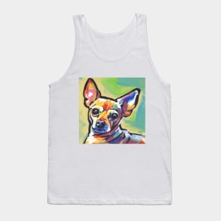 Chi Chi Dog Bright colorful pop dog art Tank Top